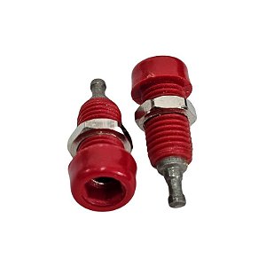 Borne 257 Vermelho Para Pino Banana 4MM