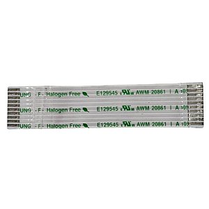 Flat 10Vias 5CM E129545 AWM20861 Halogen Free