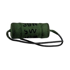 Resistor 39R 5W 10% Axial Verde