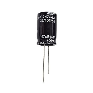 Capacitor Eletrolítico 47uF x 400V 105° B43854-C9476-M Epcos