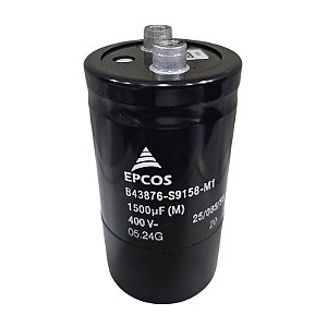 Capacitor Eletrolítico 1500uF x 400V Giga B43876-S9158-M1 Epcos