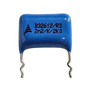 Capacitor Poliéster 2K2 X 2KV = 2N2/K/2K0 B32612/R3 Epcos