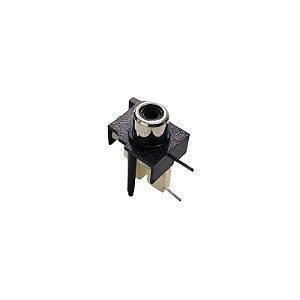 Conector RCA 1 Via Preto