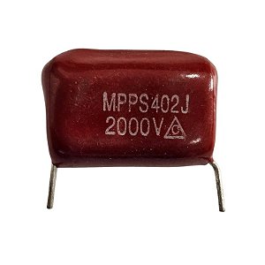 Capacitor Poliéster 4K x 2KV = MPPS402J2000V