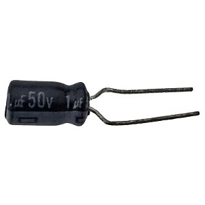 Capacitor Eletrolítico 1uF x 50V RD 85º Mini