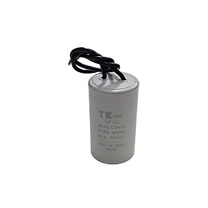 Capacitor Polipropileno 1uF x 660Vac 50/60Hz Plástico Fio Cbb60 Tk