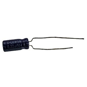 Capacitor Eletrolítico 0,22uF x 50V 85° G.Luxon