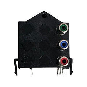 Conector Rca Para Placa Verde/Azul/Vermelho