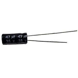 Capacitor Eletrolítico 47uF x 35V RD 105º Jwco
