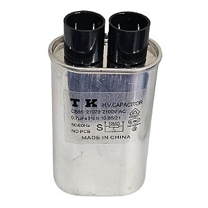 Capacitor Para Micro-Ondas 0.7uF x 2100Vac 50/60Hz CB85 Sup 0,5Kvar 32x52 TK