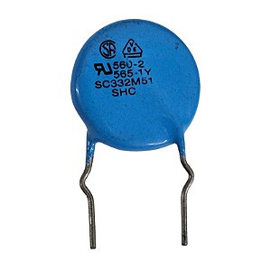 Capacitor Cerâmico 560-2 = 565-1Y SC332M51 Shc Azul