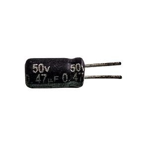 Capacitor Eletrolítico 0,47uF x 50V 85º Mini United