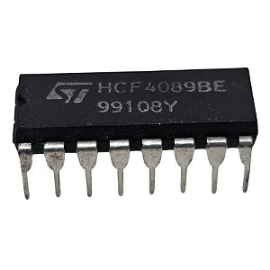 CD4089 = HCF4089BE Circuito Integrado ST