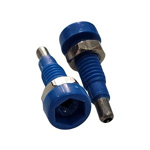 Borne 657 Azul Para Pino Banana 2MM