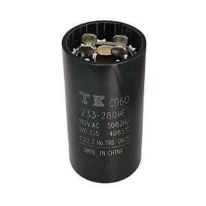 Capacitor Partida 233-280uF x 110V CD60 TK