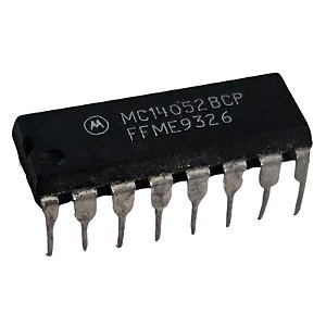 CD4052B = MC14052BCP Circuito Integrado Motorola