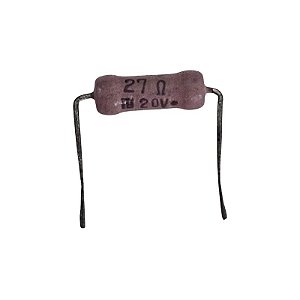 Resistor 27R 3W = 27R X3J Rosa