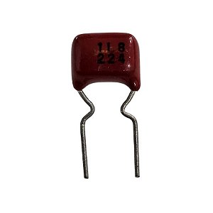 Capacitor Poliéster 220K = 1L8 224