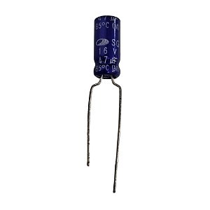 Capacitor Eletrolítico 47uF x 16V RD 85º Sg