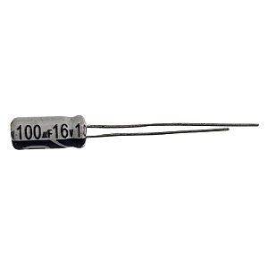 Capacitor Eletrolítico 100uF x 16V RD Aerovox