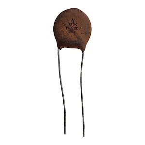Capacitor Cerâmico 330pF x 2Kv = 331K N2200 2KV