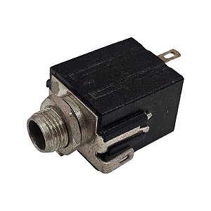 Conector Jack P10 Para Painel Com Rosca