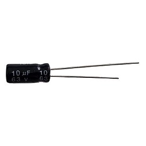 Capacitor Eletrolítico 10uF x 63V RD 105º Jwco 5DX11A