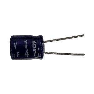 Capacitor Eletrolítico 47uF x 16V RD 85º Mini