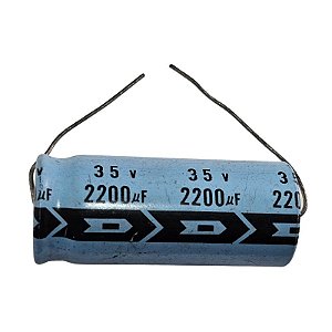 Capacitor Eletrolítico 2200uF x 35V 85º Axial