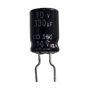 Capacitor Eletrolítico 330uF x 10V RD 85º Sms