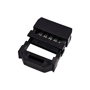 Conector Latch FC-10 Vias Com Aliviador Fêmea