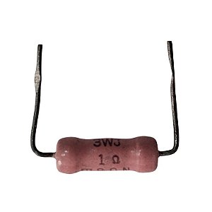 Resistor 1R 3W 5% Pre Formado = 3WJ Rosa