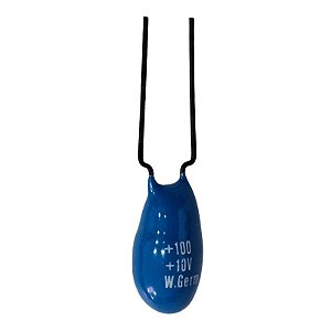 Capacitor Tântalo 100uF x 10V Azul W.Germ