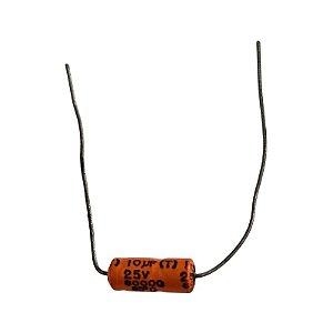 Capacitor Eletrolítico 10uF x 25V RD 85º 80000 Axial Siemens