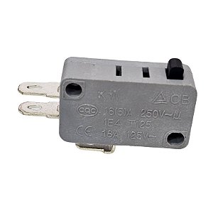 Chave Micro Switch KW11-7-1 16A 250V 3 Terminais Cinza