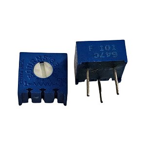 Trimpot 100R 3386F Bourns = 101