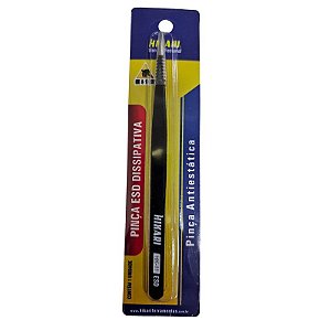 Pinça de Ponta Reta de Aço Inox Hikari HK-11 Esd
