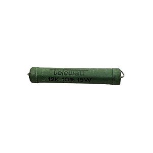 Resistor 12K 15W 10% Axial Verde Telewatt