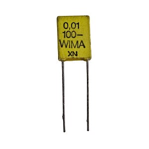 Capacitor Poliéster 10nF x 100V = 0,01 100- 5% Wima