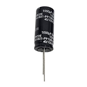 Capacitor Eletrolítico 1000uF x 100V RD 105º Epcos 18DX40A B41851-F9108-M