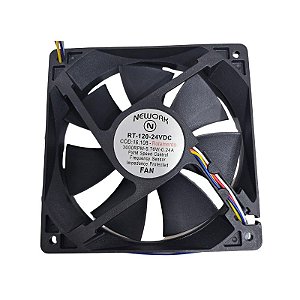 Cooler 12x12x25MM 24V Com Rolamento RT-120 4 Fios 16.108