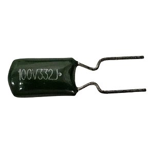 Capacitor Poliéster 3K3 x 100V = 100V332J