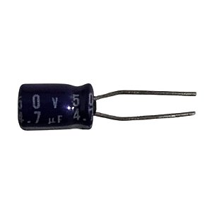 Capacitor Eletrolítico 4,7uF x 50V RD 85º Mini Rce