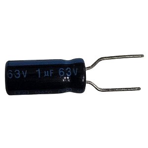 Capacitor Eletrolítico 1uF x 63V RD 85° Jamicon