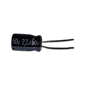 Capacitor Eletrolítico 2,2uF x 50V Mini RD 85º