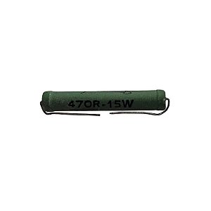 Resistor 470R 15W 10% Verde Fe-ad