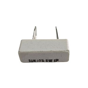 Resistor 10R 5W 10% Radial Porcelana