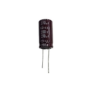 Capacitor Eletrolítico 270uF x 200V RD 105° KXJ