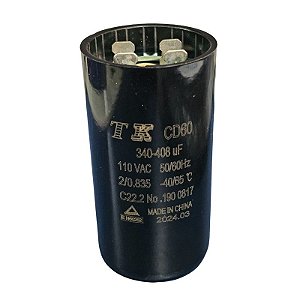 Capacitor de Partida 340-408uF x 110Vac 50/60Hz CD60 TK