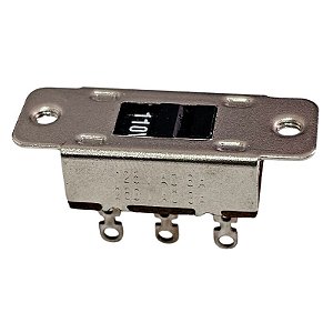 Chave Deslizante 110V / 220V 6 Terminais 3A 250V 6A 125V